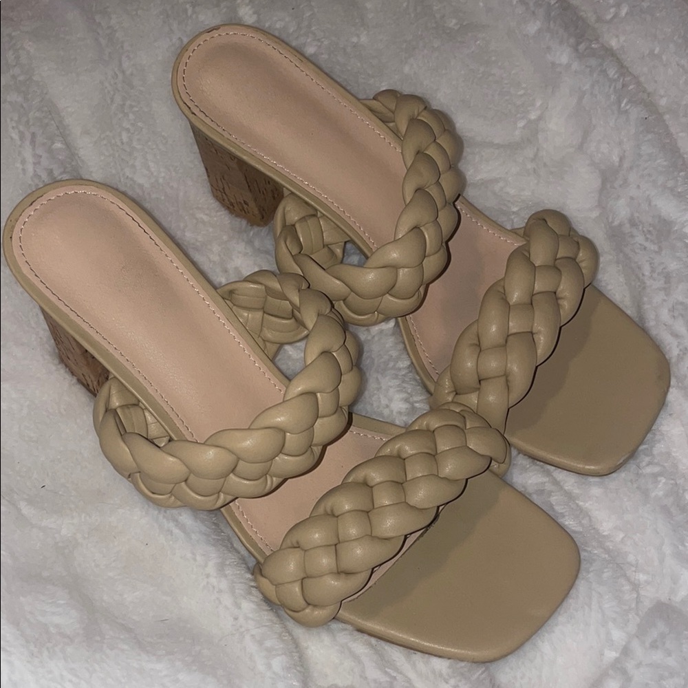 Braided Tan Women's Sandals